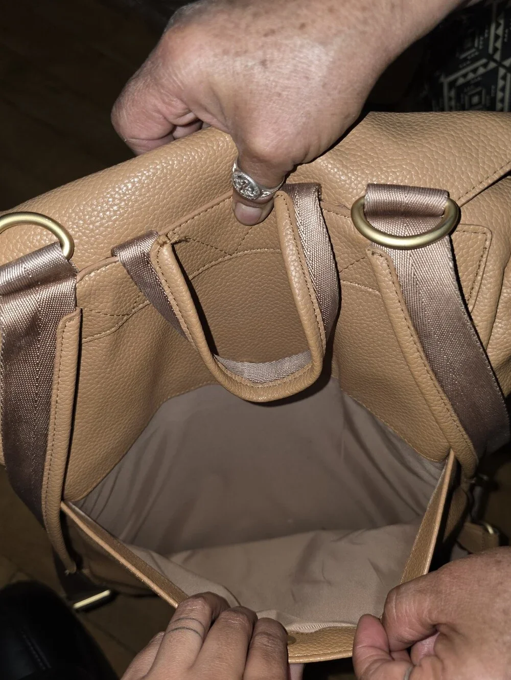 Freshly Picked Tan Diaper BACKPACK
